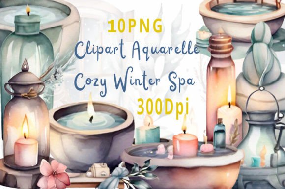 CLIPART SPA WATERCOLOR: An Embroidery Designer’s Review