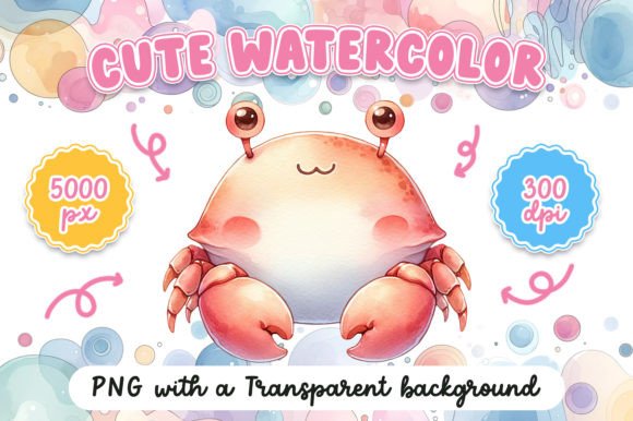 Cute Watercolor Crab: An Embroidery Design Review