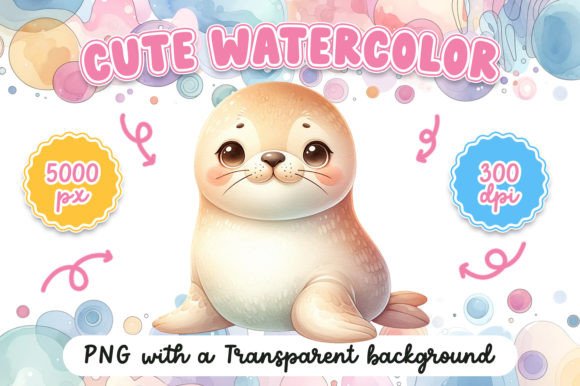 Cute Watercolor Seal: An Embroidery Design Review