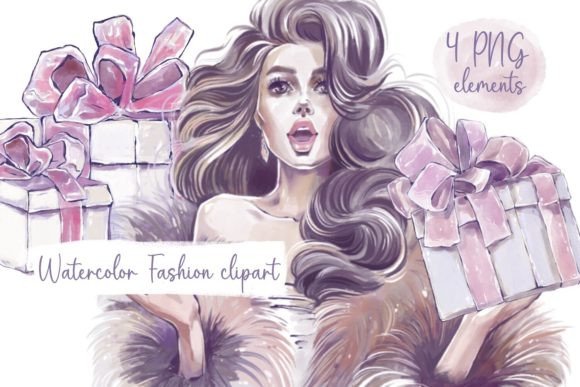 Gift Giving Watercolor Fashion Illustrations Review