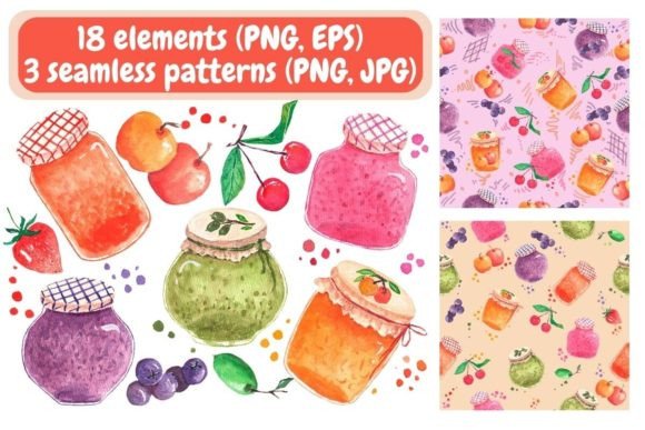 Jam. Set 18 Elements: A Watercolor Embroidery Review
