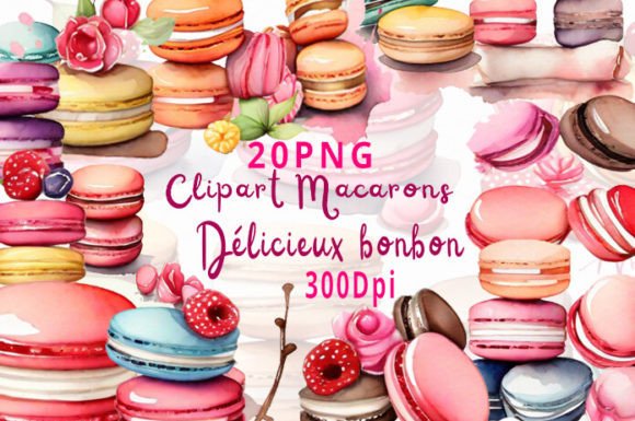 Watercolor Macaron Clipart: An Embroidery Review