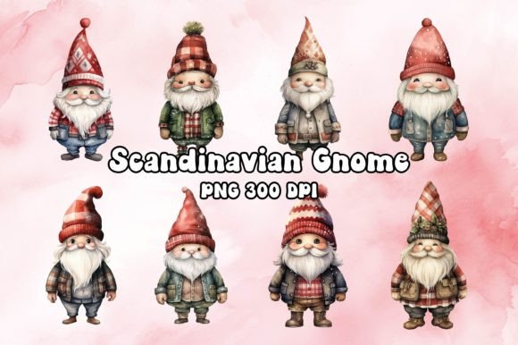 Whimsical Scandinavian Gnome Watercolor Review